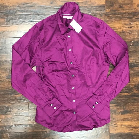 Banana Republic Tops - Banana Republic Fuchsia Blouse Sz 12 Banana Republic Tops - Banana Republic Fuchsia Blouse Sz 12